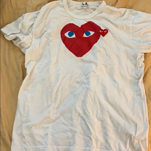 CDG Logo Tee Size XL - Picture 1 of 4